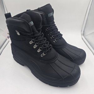 MEN'S KHOMBU Glacier Boots, Black Lace Up, Size 13M